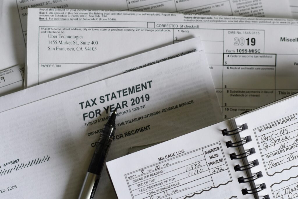 picture of a tax report symbolizing the every year struggle of tax declarations